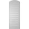 Ekena Millwork Arch Top Surface Mount PVC Gable Vent: Non-Functional, w/2"W x 1-1/2"P Brickmould Frame, 16"W x 40"H GVPAR16X4002SN - alternate 2